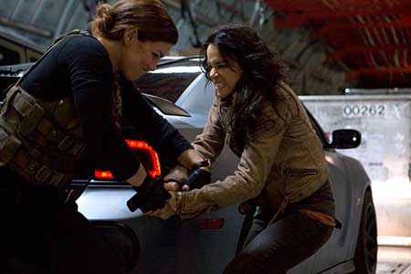 Fast and Furious 6 stars Gina Carano & Michelle-Rodriguez